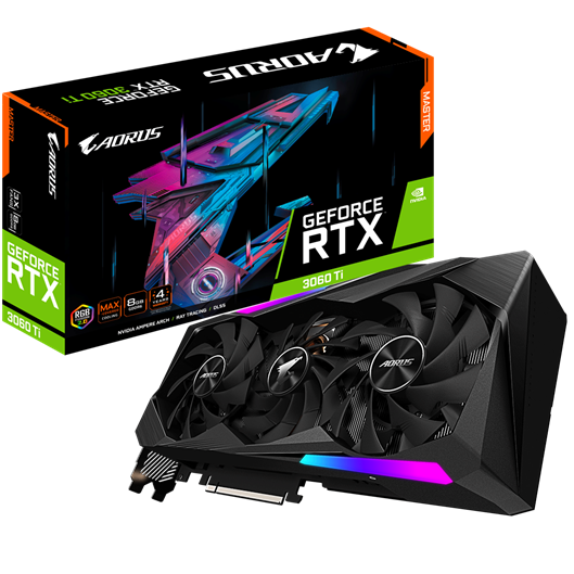 GIGABYTE Aorus Master RTX 3060 Ti 38897